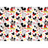 Estampa Sublimada, Mickey Mouse, Branco/Vermelho/Preto