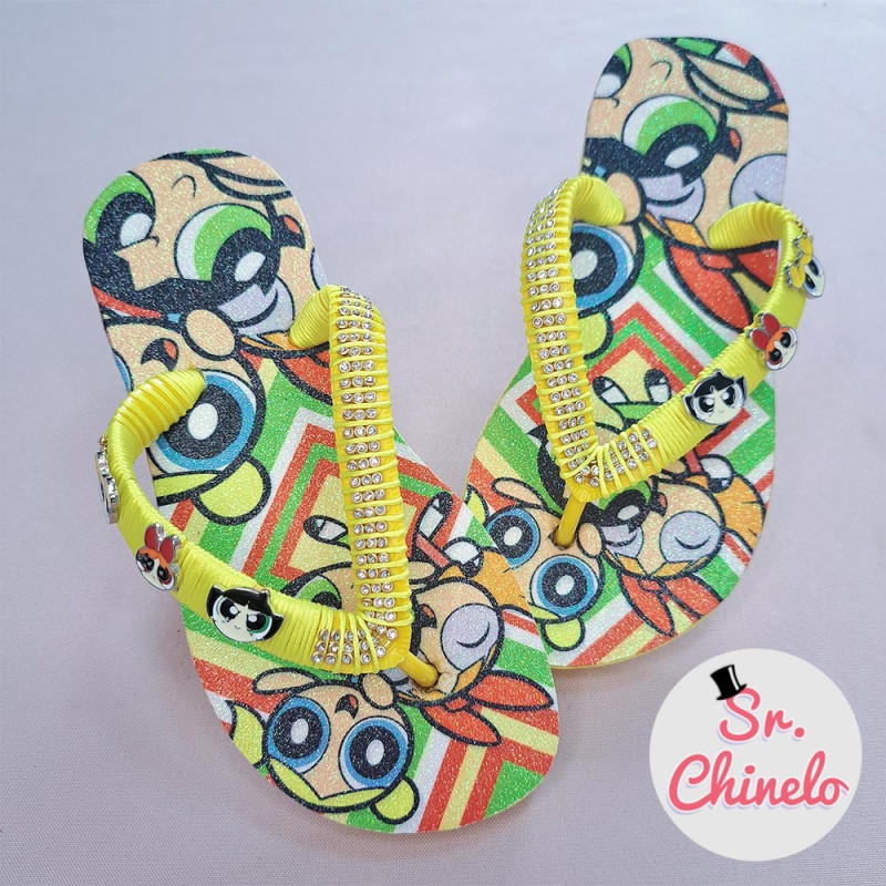 Chinelo Customizado Superpoderosas