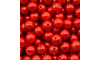 Pérola ABS, 10mm, Vermelho