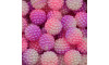 Pérola Craquelada Amora, 14mm, Mesclado Rosa/Lilás