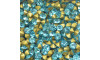 Pedra de Strass, SS28, Aquamarine