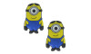 Aplique de Borracha, Minions, Amarelo/Azul