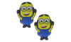 Aplique de Borracha, Minions, Amarelo/Azul