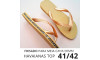 Sandálias Havaianas Top, 41/42, Frisado para Meia Cana 06mm