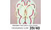 Sandálias Havaianas Slim, 39/40, Frisado para Meia Cana 06mm