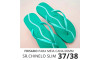 Sandálias Sr. Chinelo Slim, 37/38, Frisado para Meia Cana 06mm