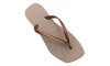 Chinelo Slim Square, Sr.Chinelo, 100% Borracha, Areia