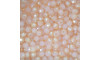 Cristal de Vidro, 06mm, Mesclado Perolado Rosa Claro