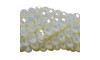 Cristal de Vidro, 10mm, Perolado Branco