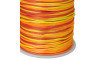 Fio de Seda, 1mm, Mesclado Vermelho/Laranja/Amarelo