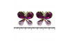 Piercing de Rebite, Banhado, Borboleta, Pink/Rosa Claro