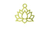 Pingente, Flor de Lótus, Ouro