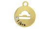 Pingente, Signo Libra, Ouro
