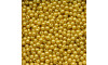 Pérola ABS, 04mm, Amarelo Dourado