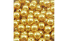Pérola ABS, 10mm, Amarelo Dourado