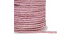 Tubo de Strass, 04mm, Fini para Cadarços, Rosa Claro