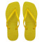 Chinelo Slim Square, Sr.Chinelo, 100% Borracha, Amarelo Solar